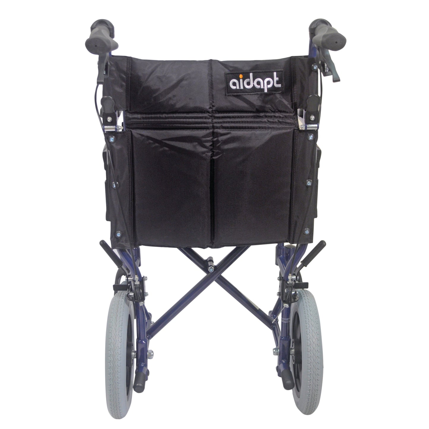 Aidapt Compact Transport Aluminium Assistant Propelled Wheelchair