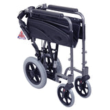 Aidapt Compact Transport Aluminium Assistant Propelled Wheelchair
