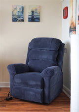 Ecclesfield Wall Hugging, Chenille Material Single Motor Rise and Recliner Chair