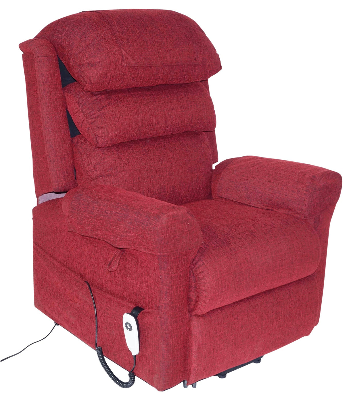 Ecclesfield Wall Hugging, Chenille Material Single Motor Rise and Recliner Chair