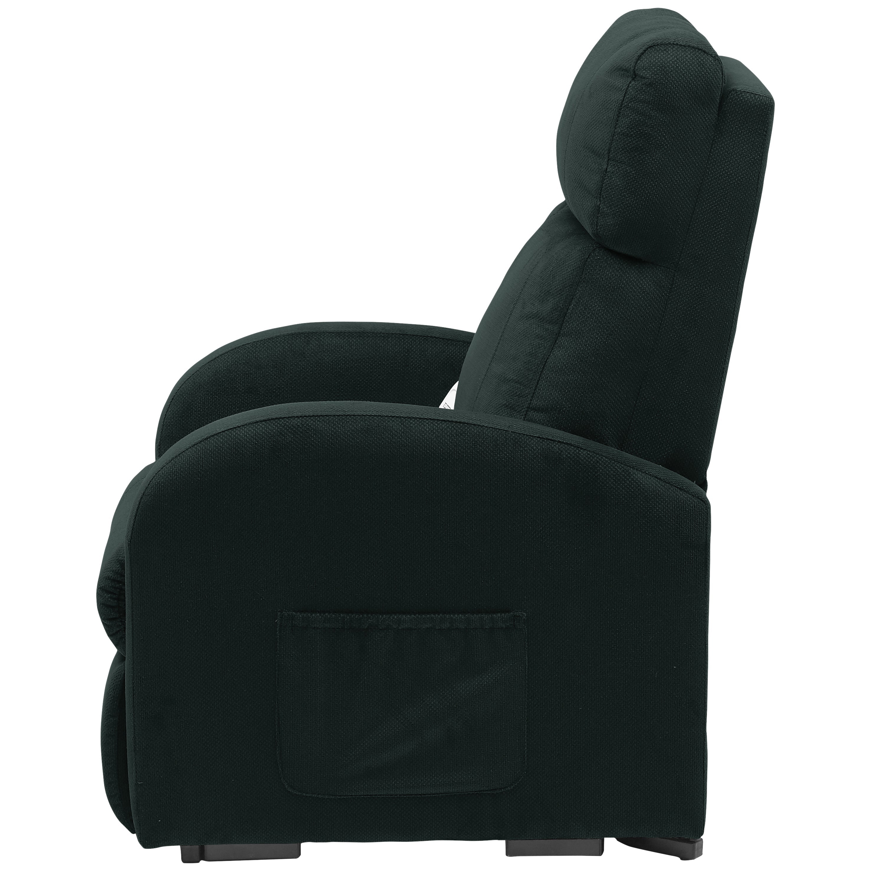 Single black deals recliner chair