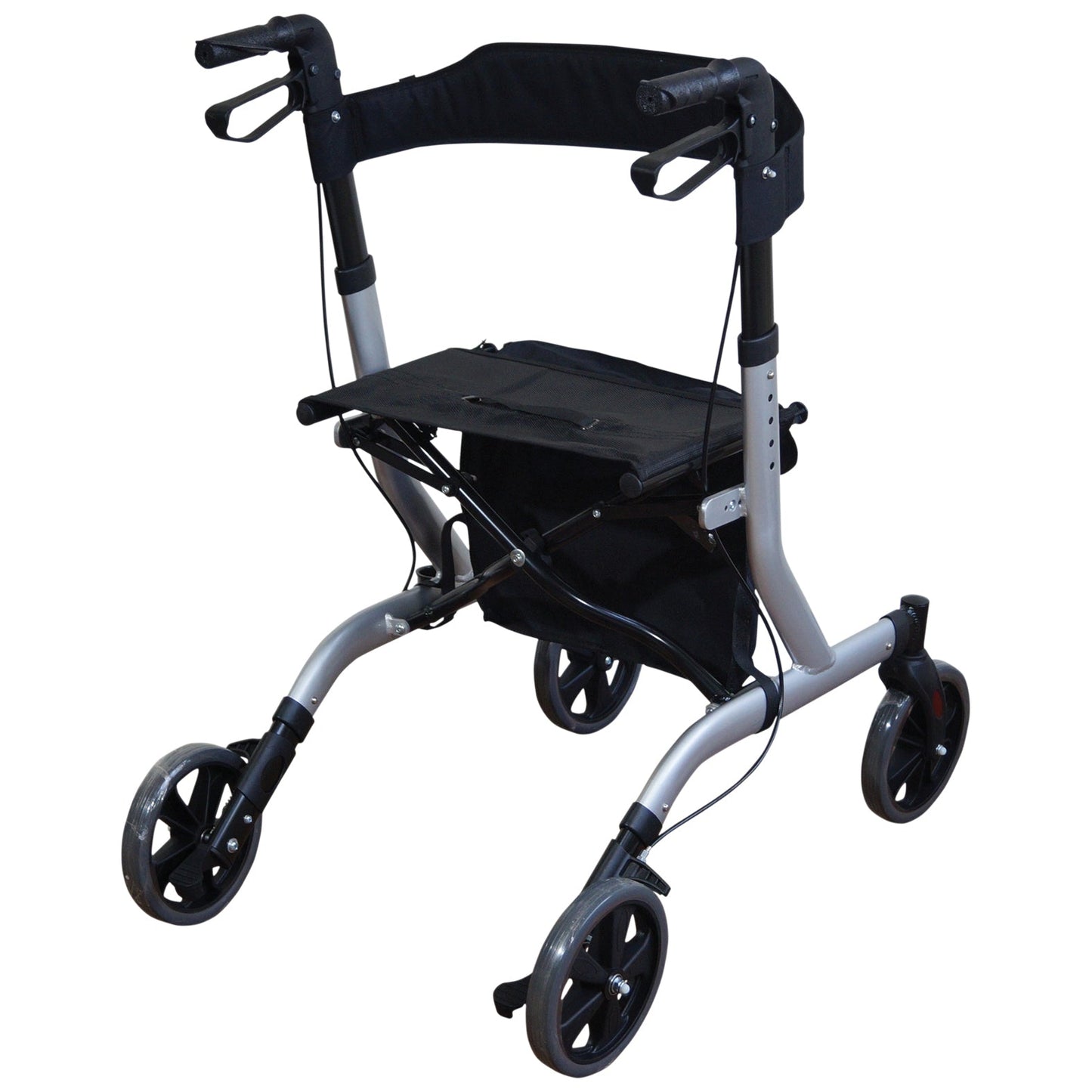 Aidapt Deluxe Ultra Lightweight Folding 4 Wheeled Rollator