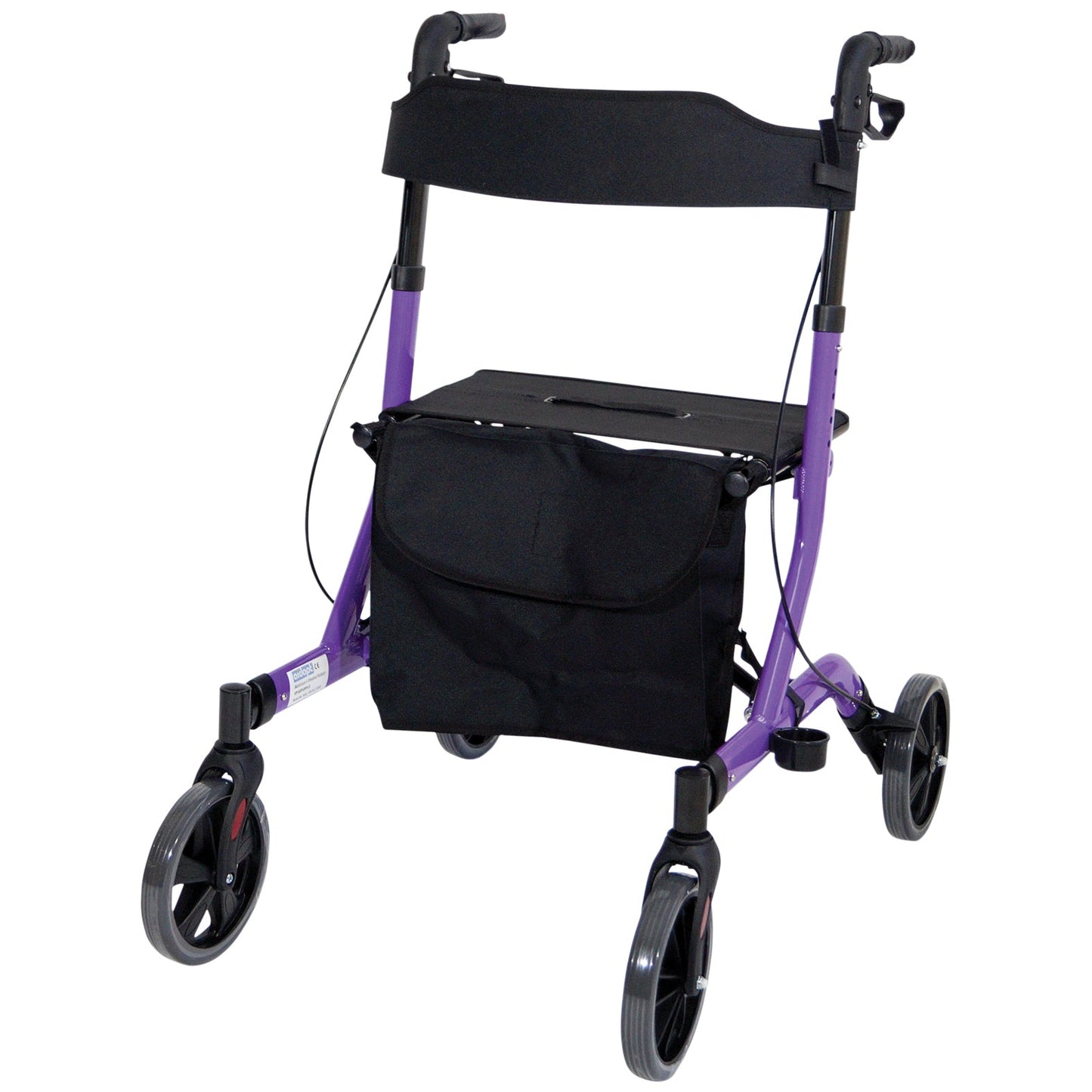 Aidapt Deluxe Ultra Lightweight Folding 4 Wheeled Rollator