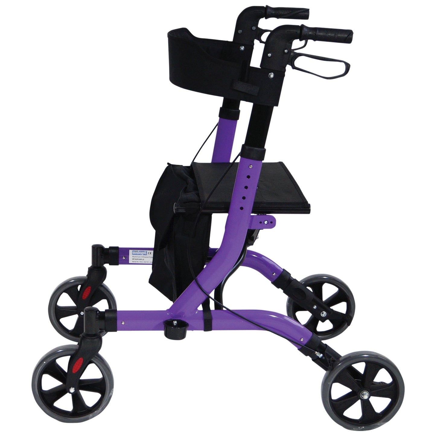 Aidapt Deluxe Ultra Lightweight Folding 4 Wheeled Rollator