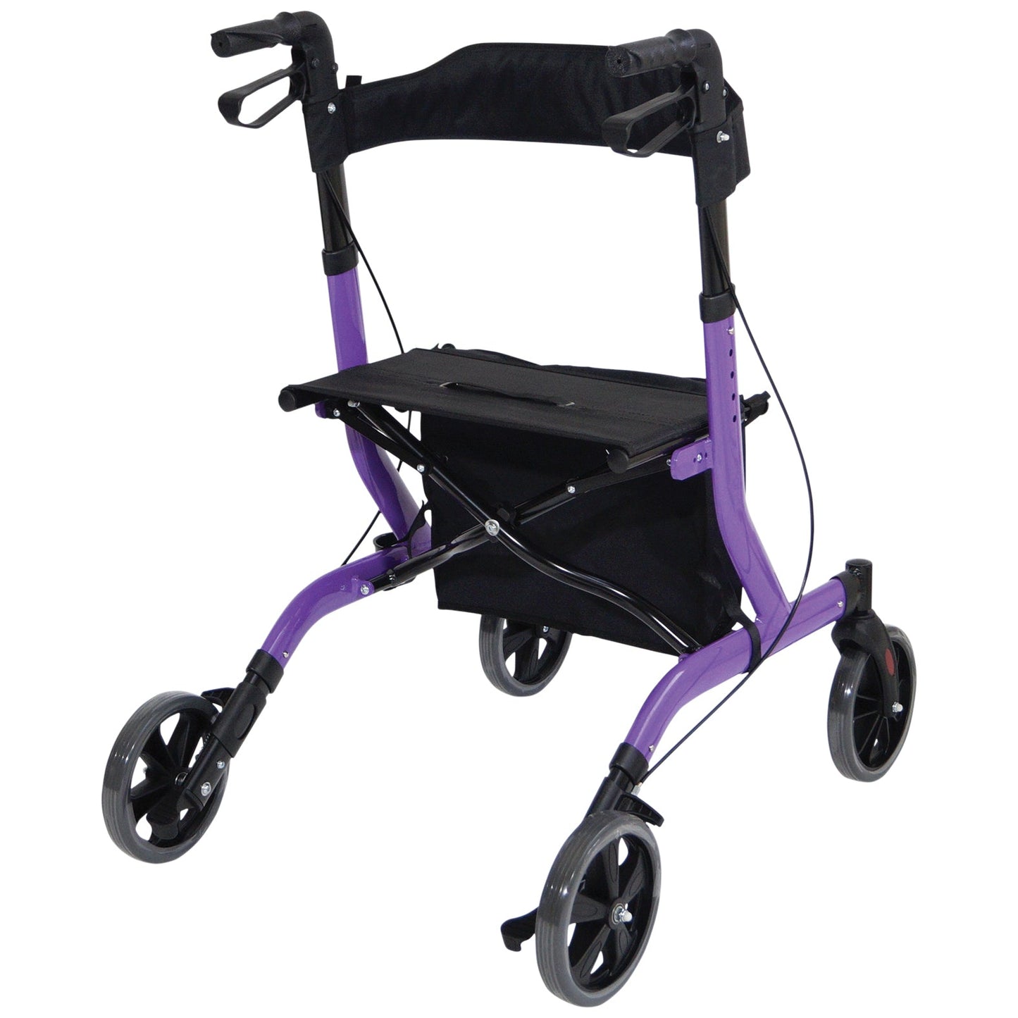 Aidapt Deluxe Ultra Lightweight Folding 4 Wheeled Rollator