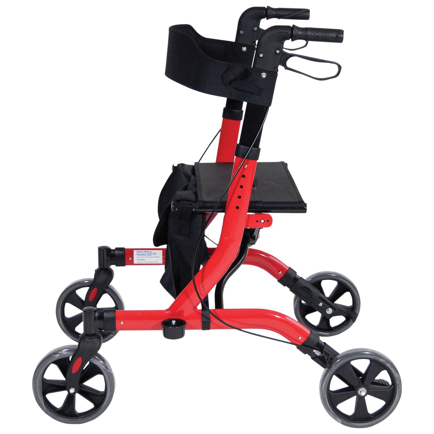 Aidapt Deluxe Ultra Lightweight Folding 4 Wheeled Rollator