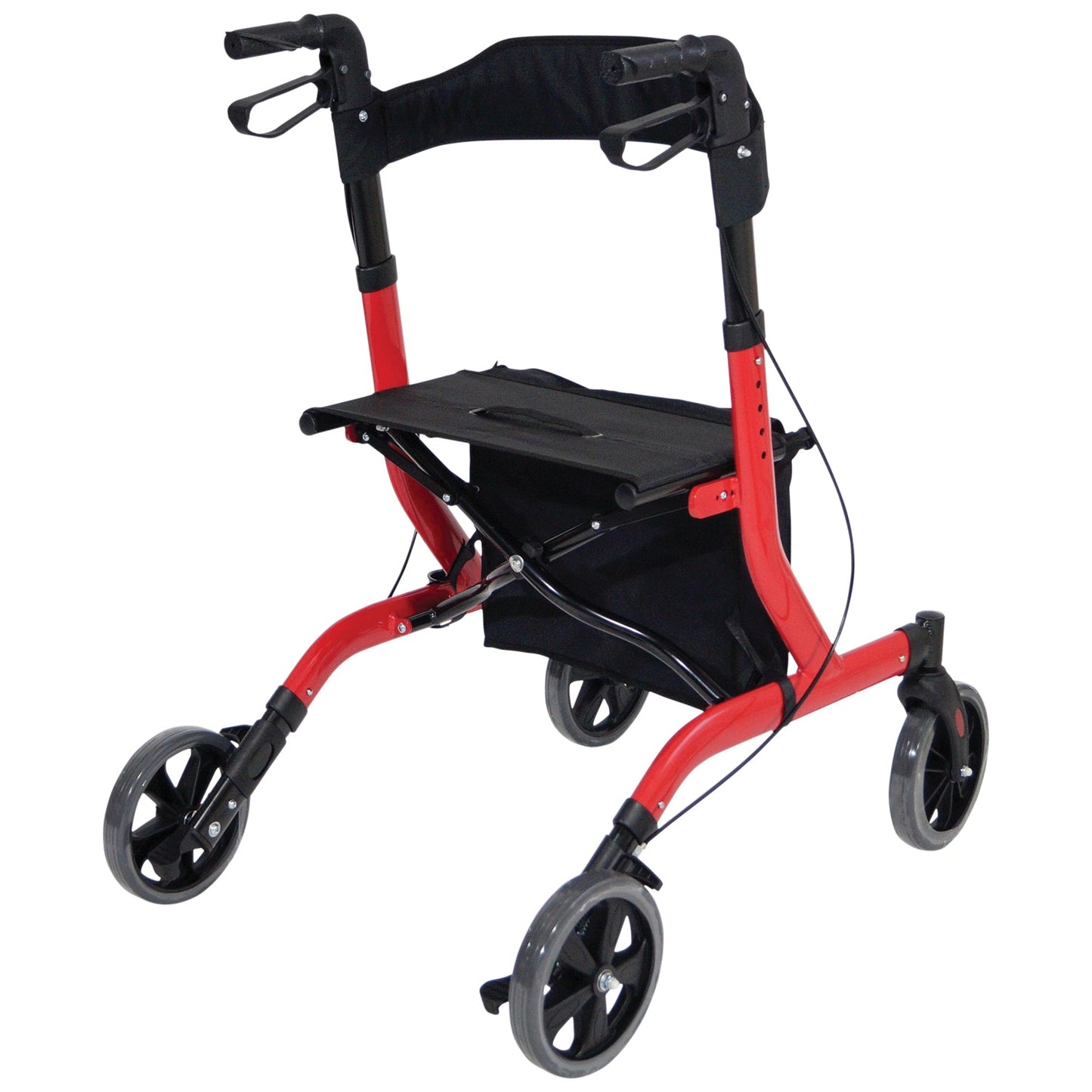 Aidapt Deluxe Ultra Lightweight Folding 4 Wheeled Rollator