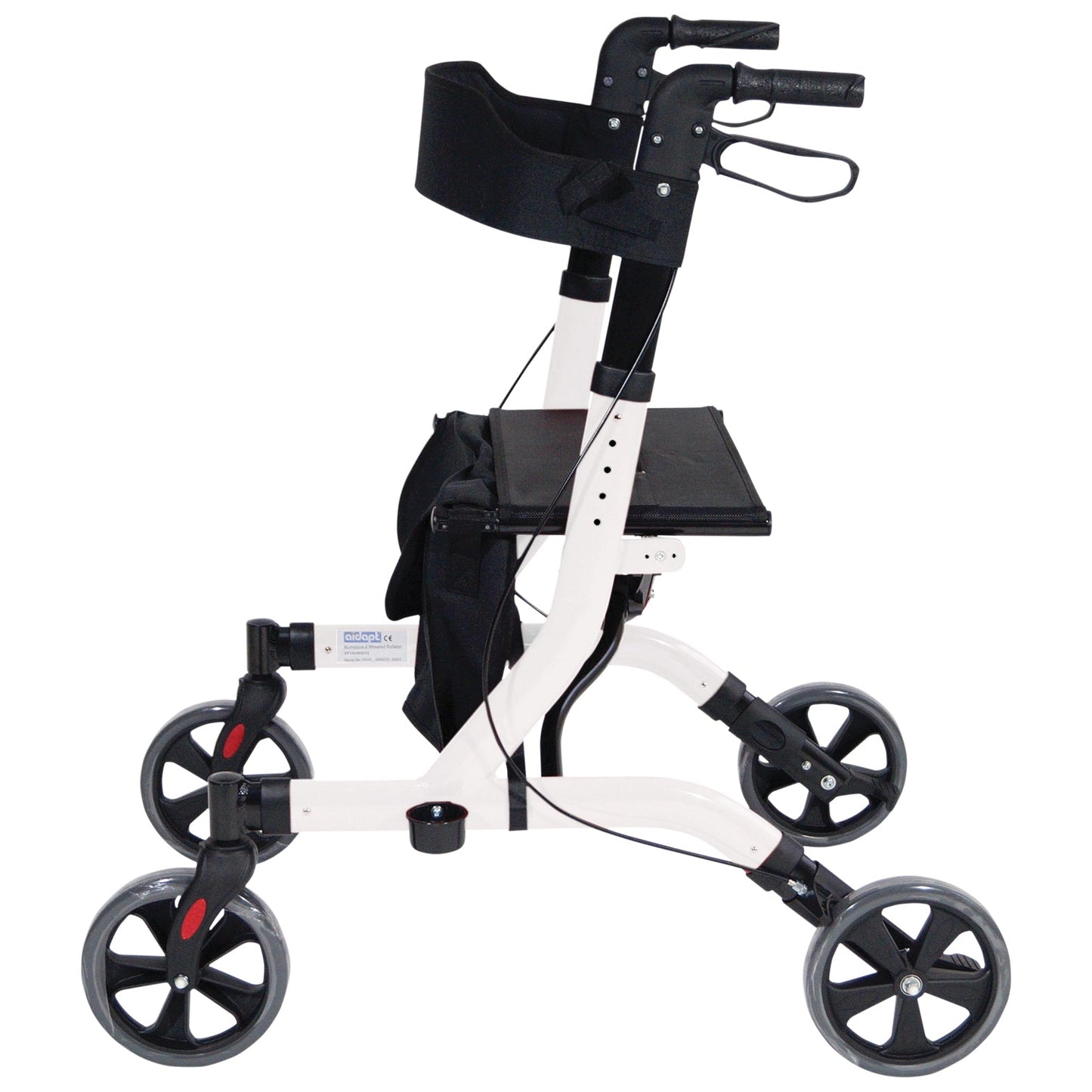 Aidapt Deluxe Ultra Lightweight Folding 4 Wheeled Rollator