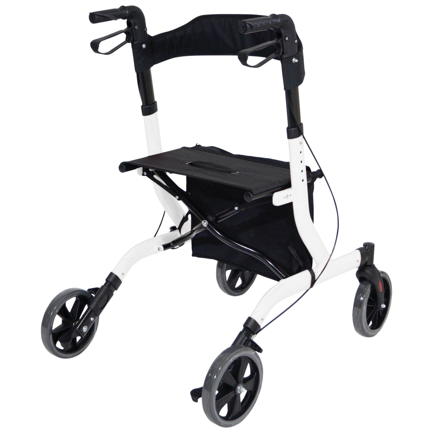 Aidapt Deluxe Ultra Lightweight Folding 4 Wheeled Rollator