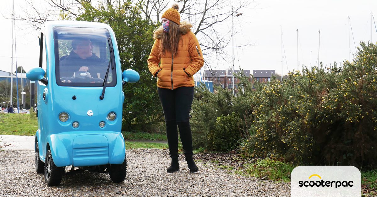The Amazing Mk2 Plus Cabin Car Mobility Scooter With Engineer Delivery